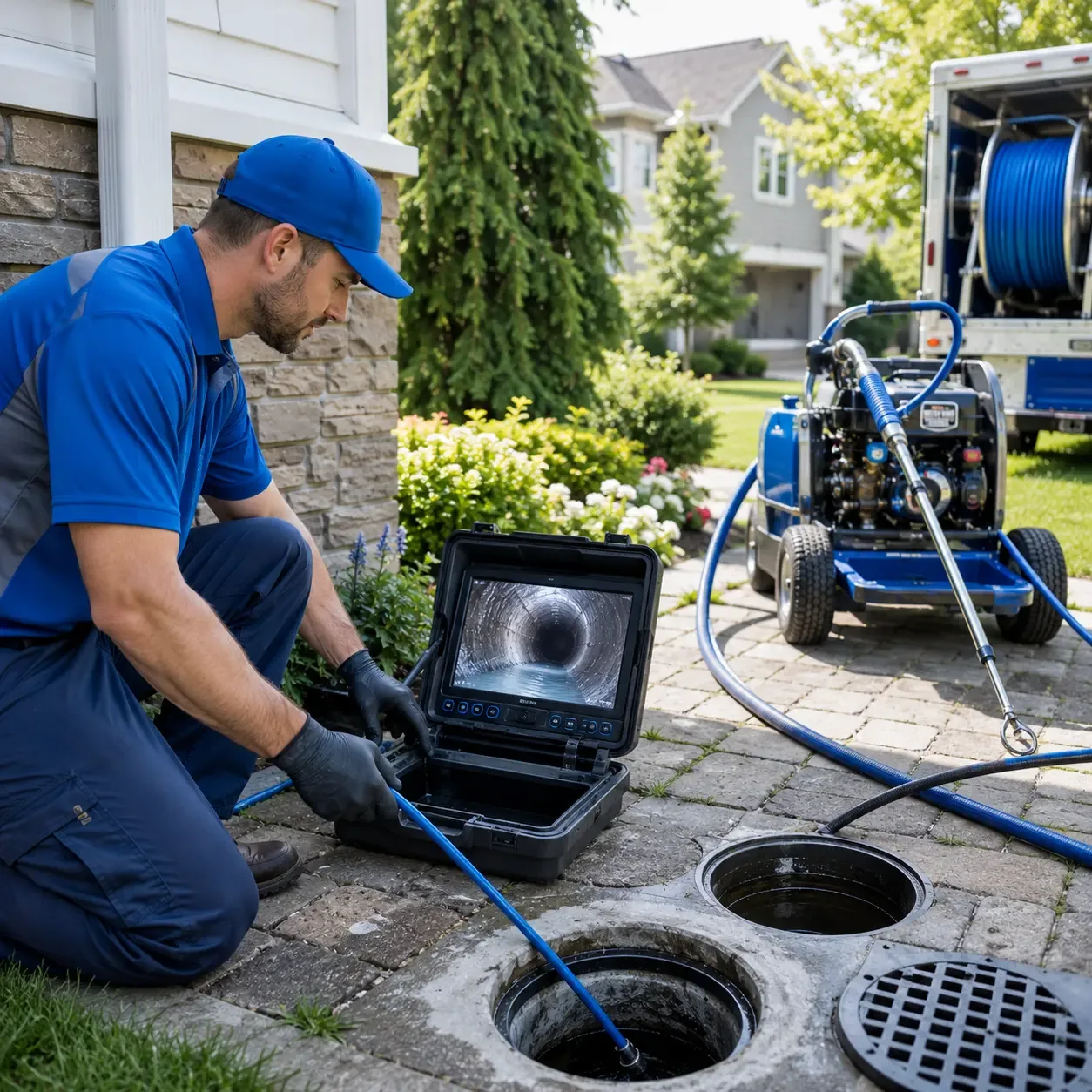 Outdoor drain cleaning professionals serving Carson City, MI