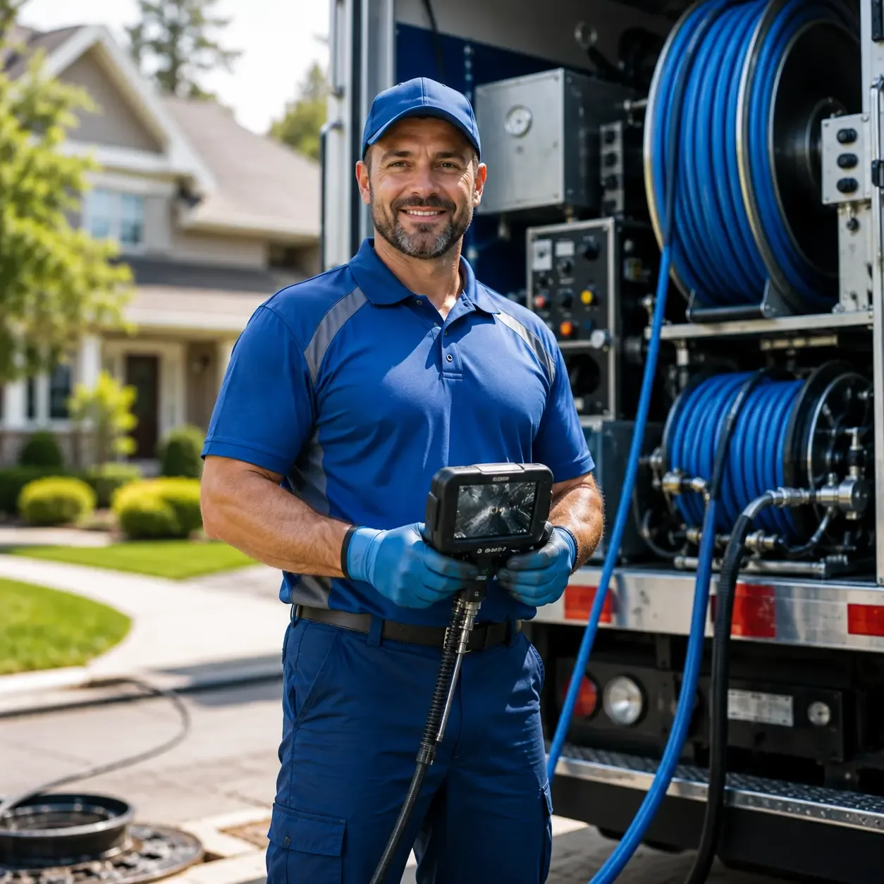 Local outdoor drain cleaning specialists in Carson City, MI